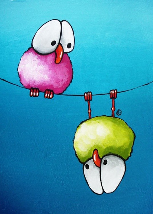 Upside Down Bird