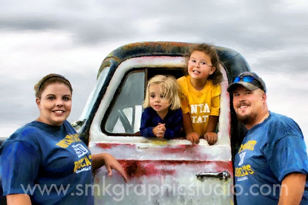 Family Portrait Painting