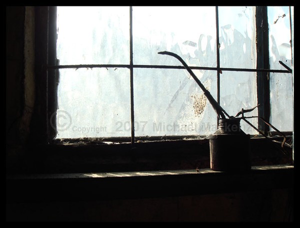 Oil Can In Window