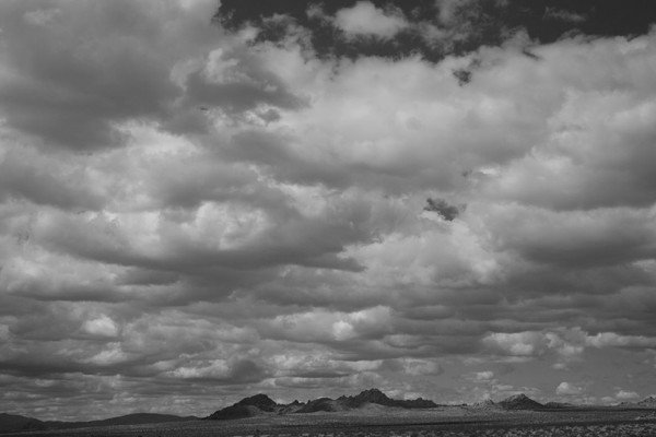 Desert Landscape b&w  #2