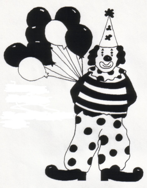 Clown with Balloons