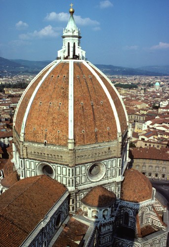 Duomo in Florence from top of Tower