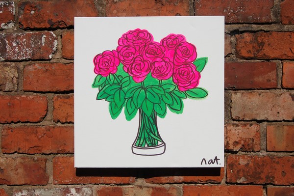 Lovely pink roses.
