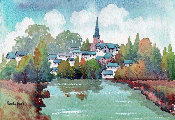 Ross on Wye by pamela jones | ArtWanted.com