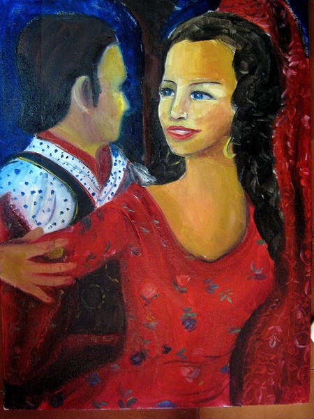 Spaniol dancer dolls