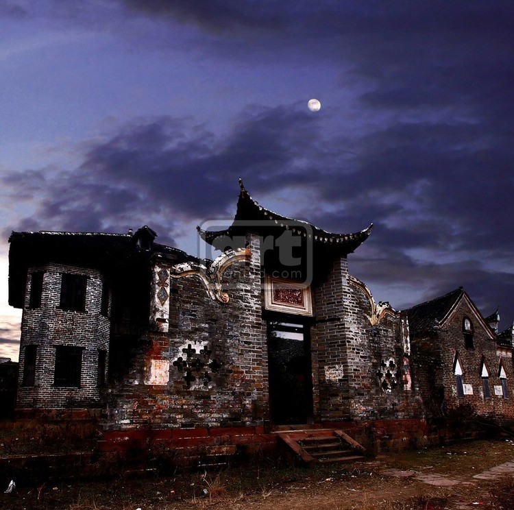 Ancient Castle in Hunan Province of China