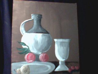 Pear and pitcher