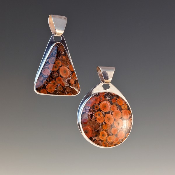 Morgan Hill Poppy Jasper Pendant Duo
