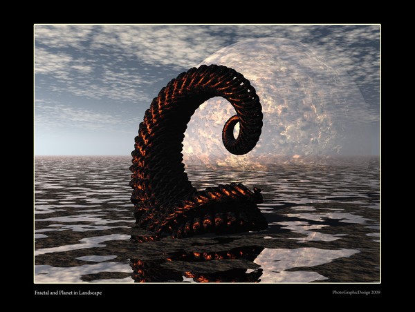 Fractal and planet