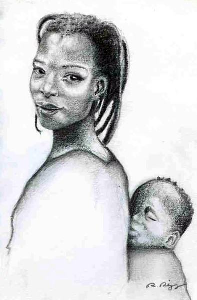 African Mother and Child