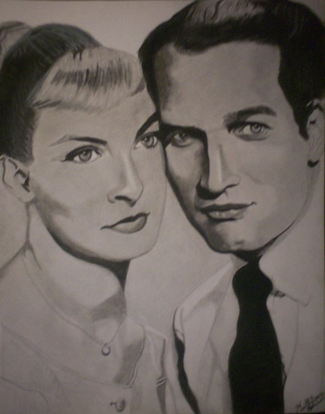 Paul Newman and Joanne Woodward