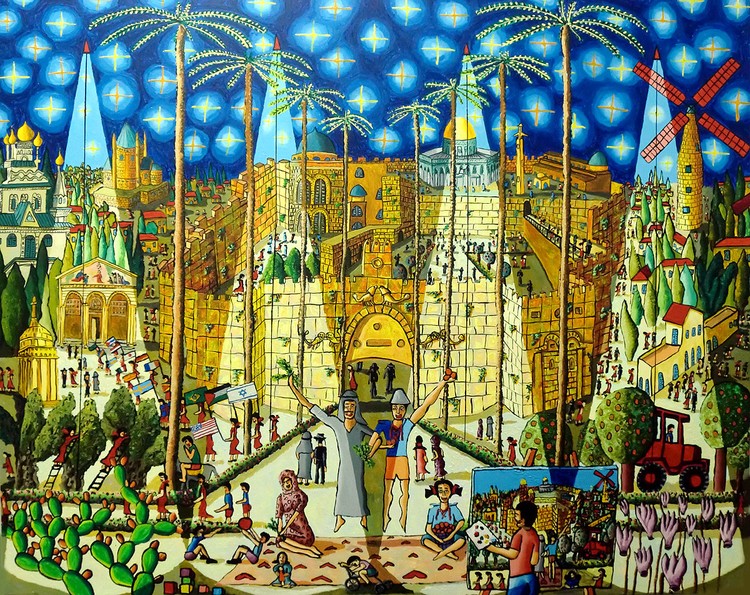 The construction process of the naive painting of urban landscapes artist statement raphael perez