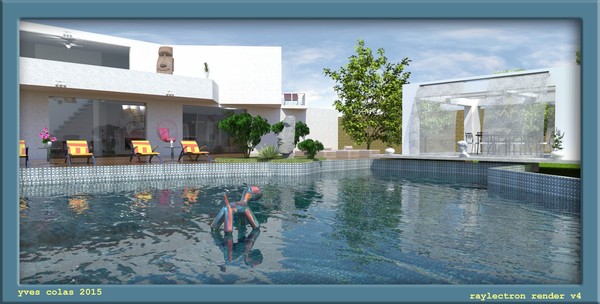villa design by KANTIN.before and after.