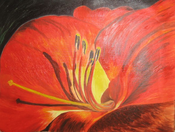 Big Red Flower