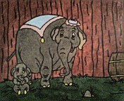 dumbo and his mama