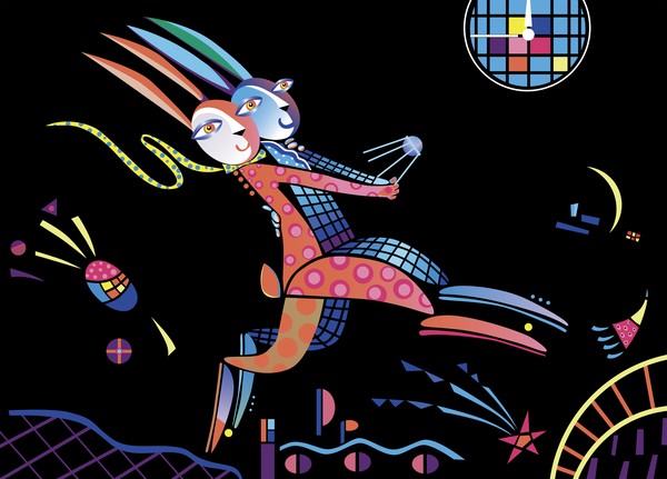 Dancing Hares