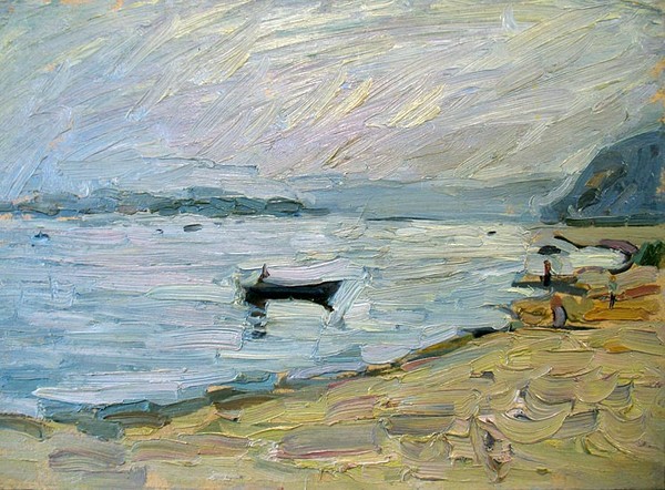 Volga in Samara. The Boat. 1979