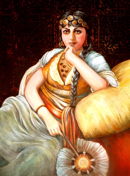 Woman With Fan