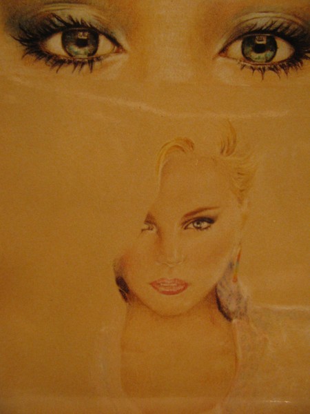 Composite Colored Pencil Portrait of Woman