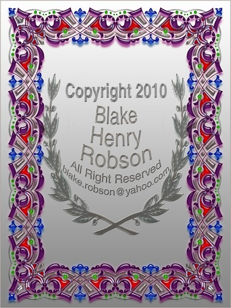 Fancy Border Design Silver Background