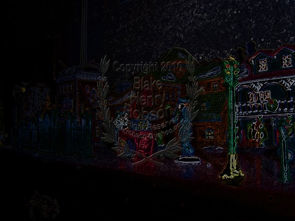 Department 56 Christmas Village Digital Art