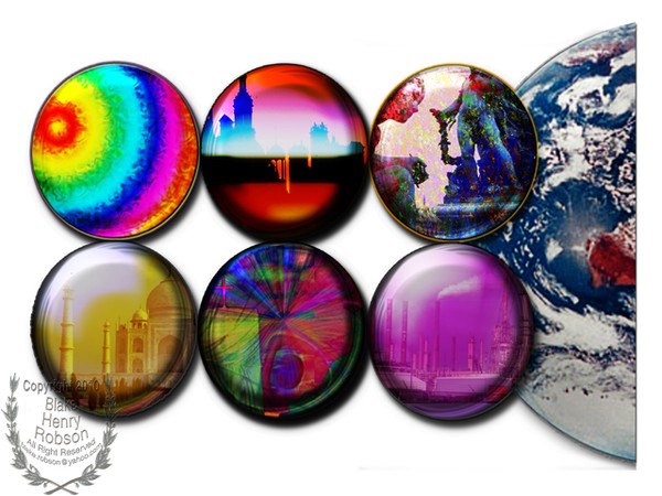 Buttons Views of the world