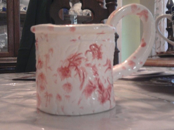floral mug