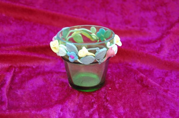 spring ritual candle holder