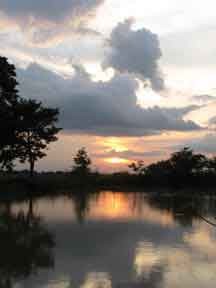 Sunset at Thalaha Village