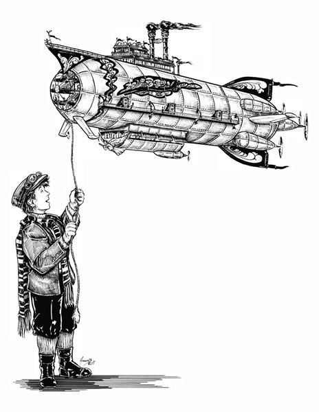 Steampunk Dirigible 