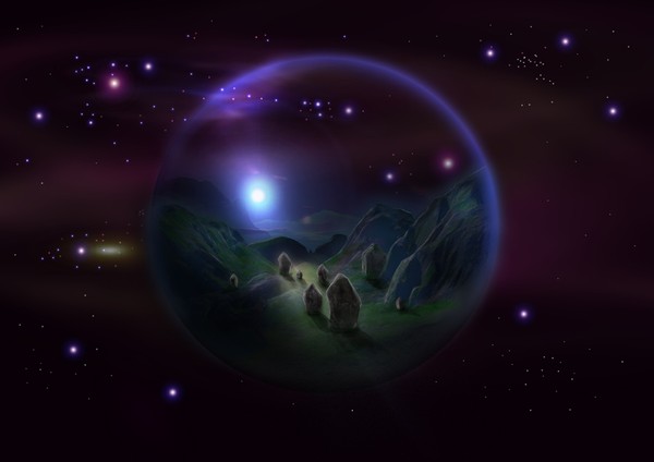 Behind Milky Way