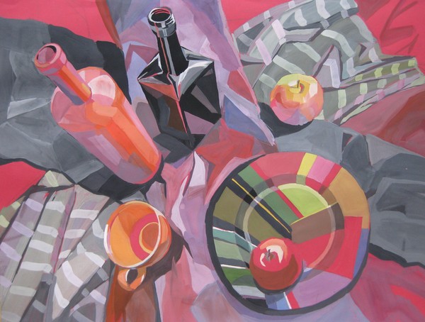 still life in red
