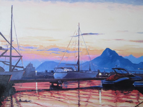 Sunset at Marina di Olbia(Sold)