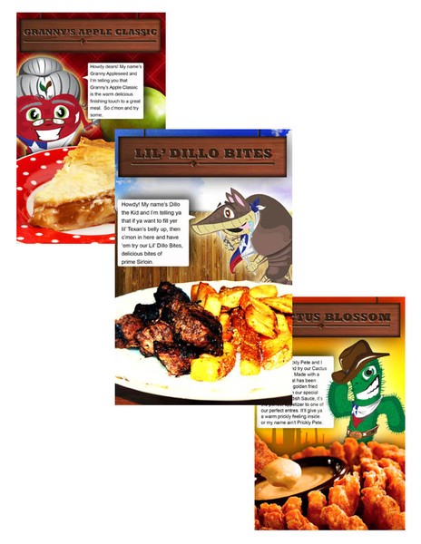 Texas Roadhouse Rack Cards