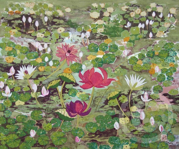 Moonlit Pond