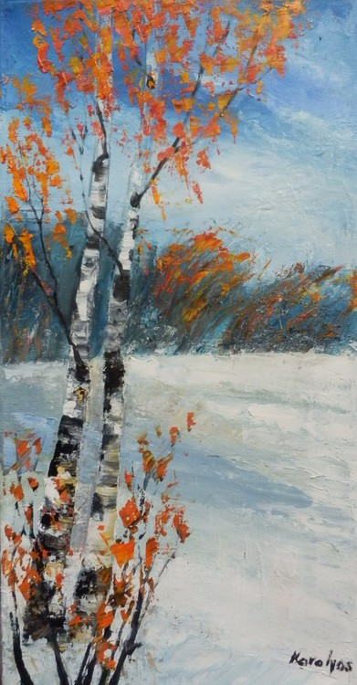 Winter birches -sold
