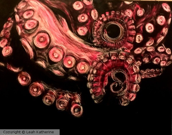 Octopus Design on Scratch Board