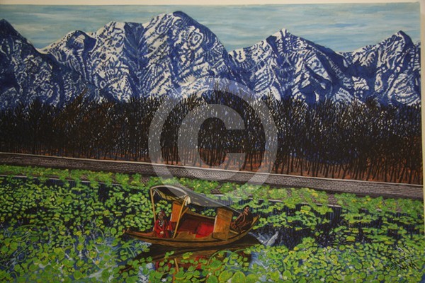 Chikara on Dal Lake, Kashmir