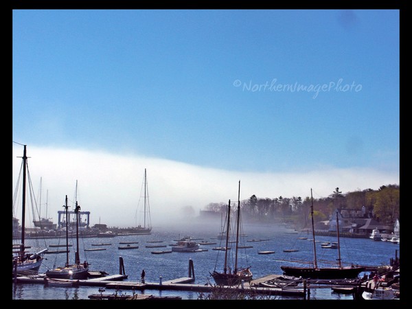 Fog rolling into Camden