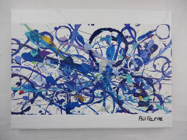 Blue Bubbles 014