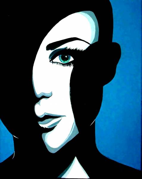 Pop art woman