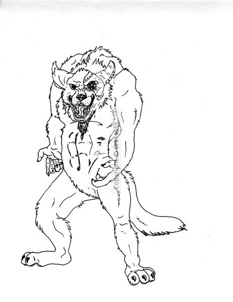 Steampunk Werewolf