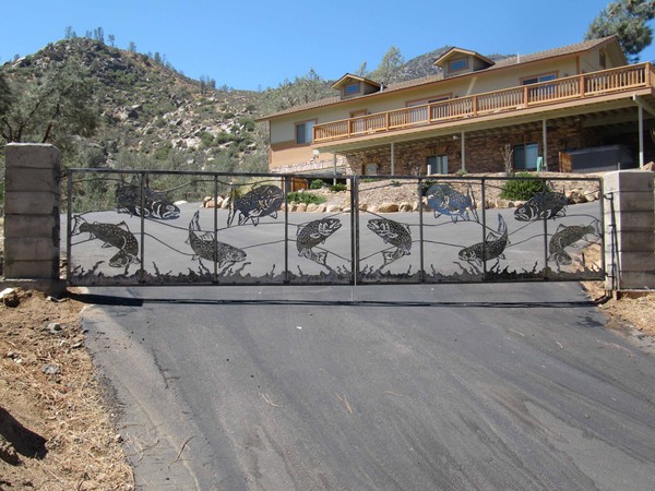 Trout gate completed