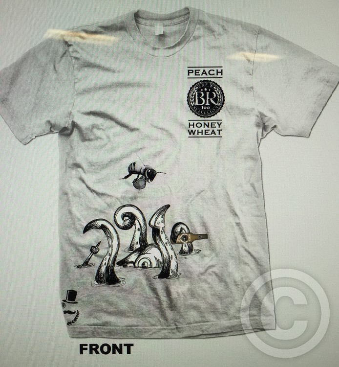 T-shirt contest winner for brew rebellion