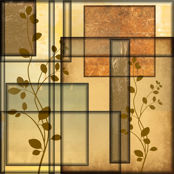 Autumn Leaves Abstract Art