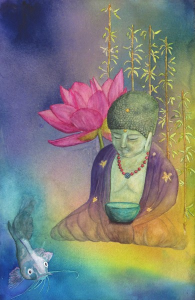 Buddha - watercolour