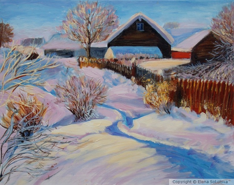 Winter village