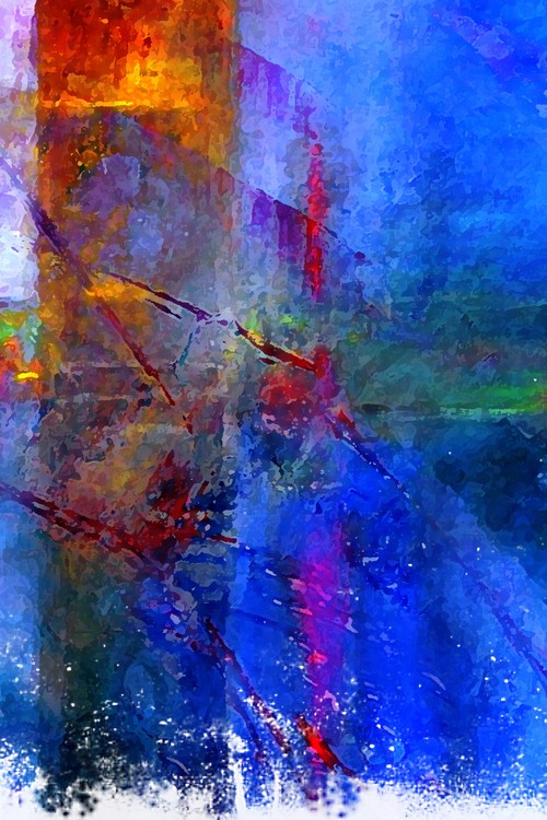 Crossroads Abstract Painting