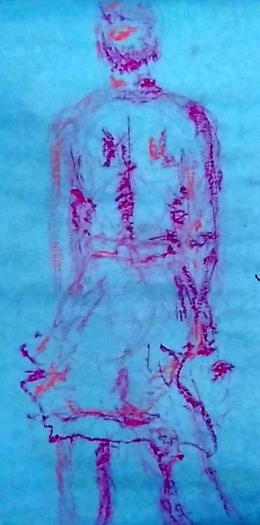Leigh in Skirt Sketch