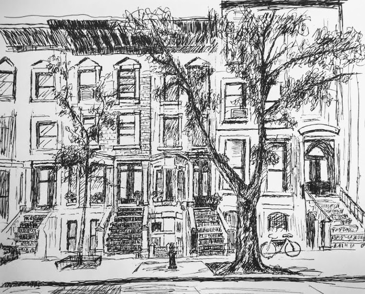 Brooklyn street scene